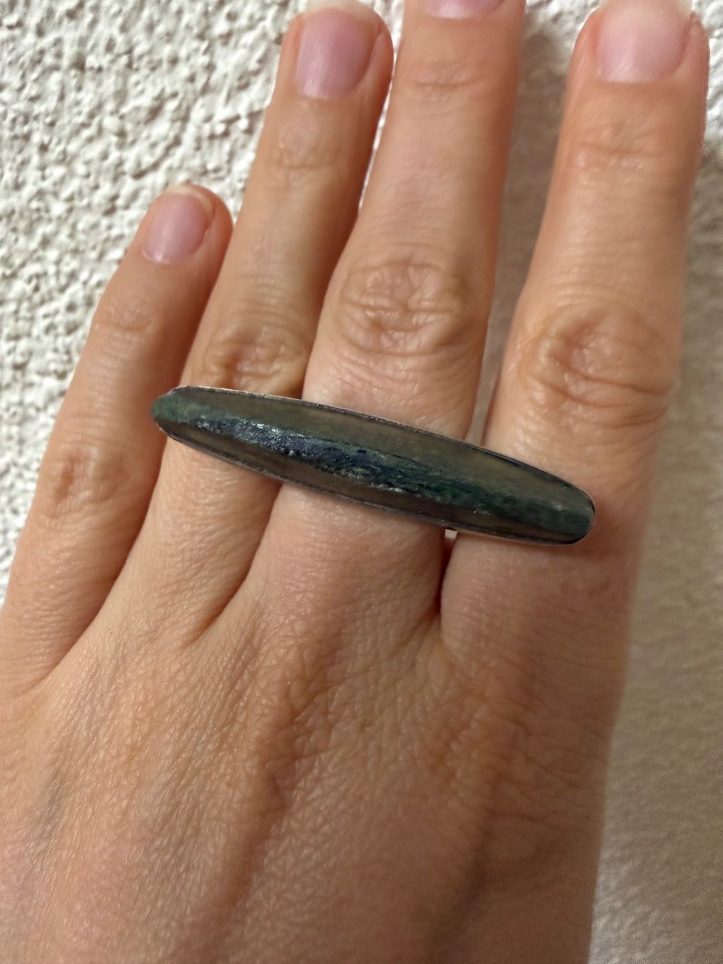 Anelli: Massiver Modernist Silber Ring 925 – Usato da Spiegel b. Bern venduto da Rogger72 4