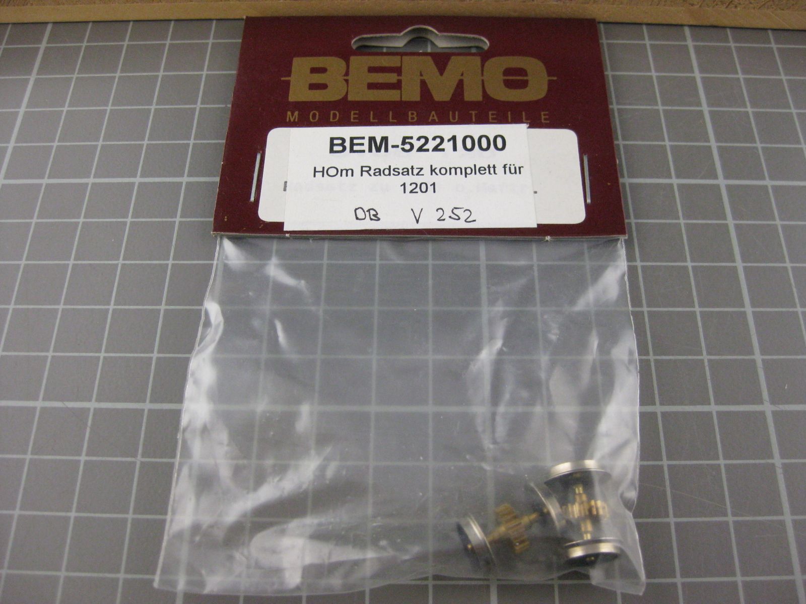 Bemo Modellini di ferrovie: BEMO 5221 000 H0m Radsatz – Nuovo (secondo la descrizione) da Malters venduto da Marosko
