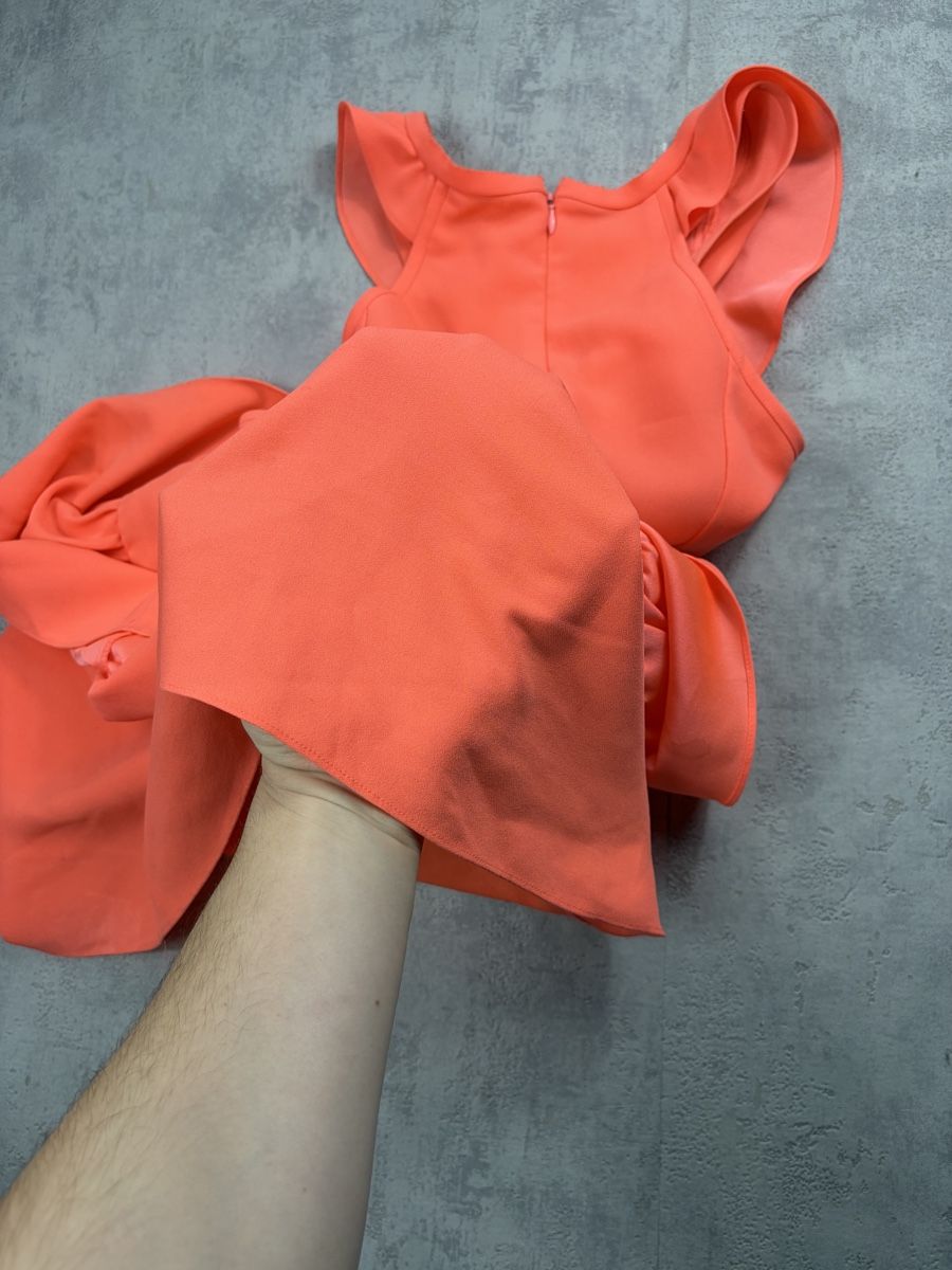 Maje Kleider: Robe Maje Retta Corail à Volants - Taille 2 (M) – Neu (gemäss Beschreibung) aus Hauterive NE von Leo_o 7