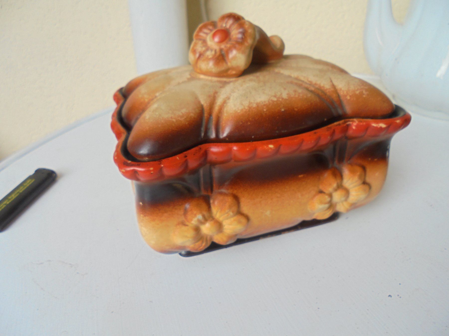 Altre Stoviglie: Antike Bonbonniere-Biscuitdose, ca. 1940-50 – Usato da Camorino venduto da Hunpete 3
