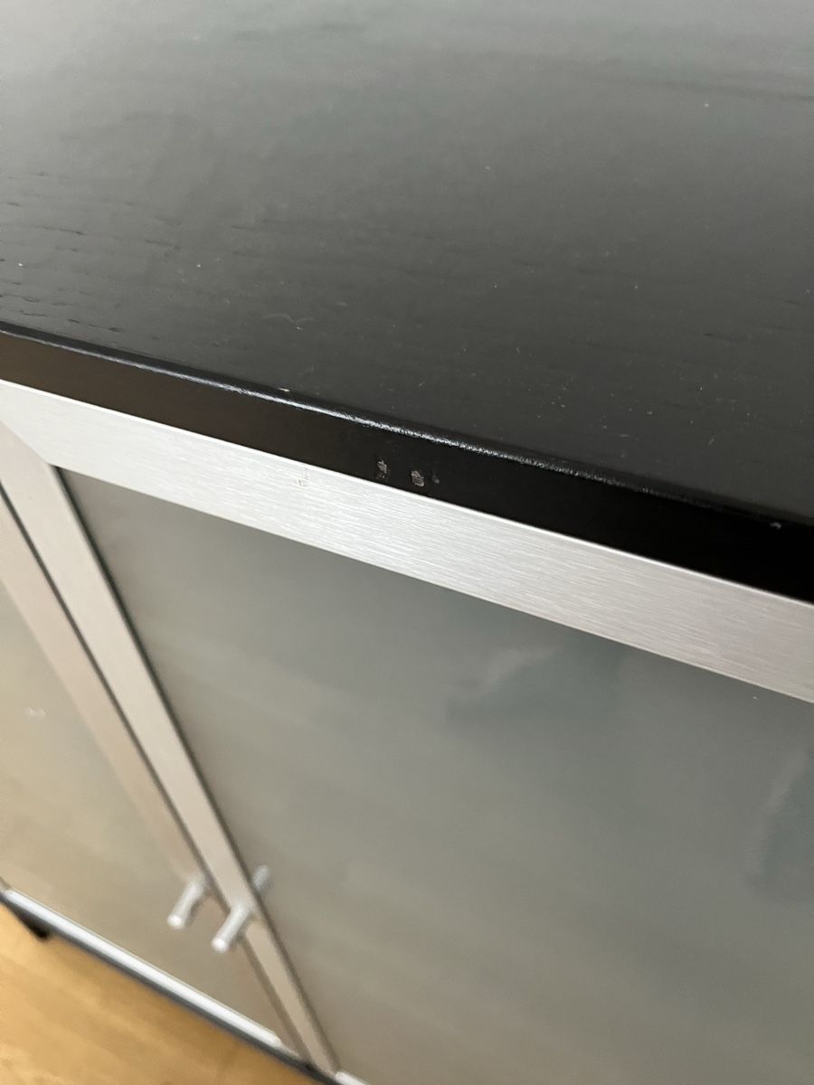 Commodes: Kommode mit Glastüren schwarz – D'occasion à Basel par drrickdr 5