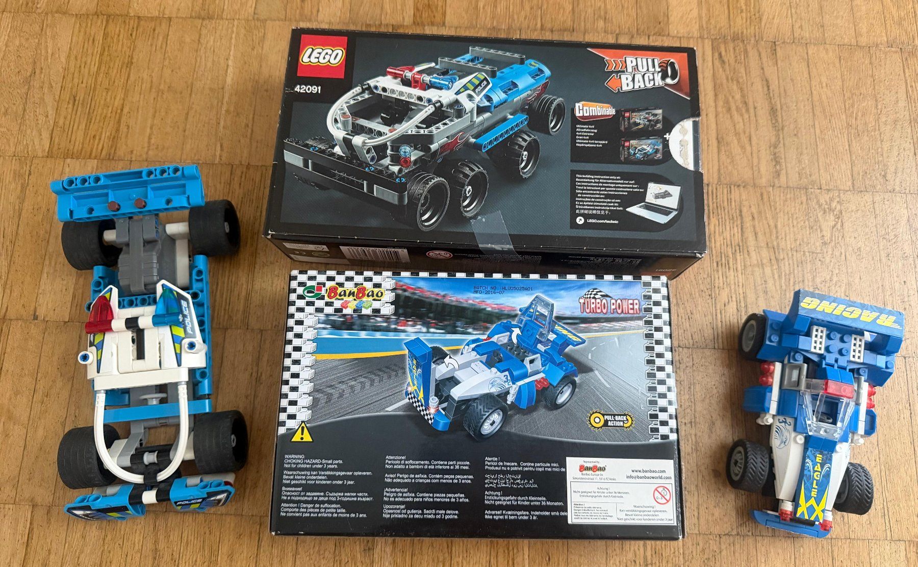 Lego Giocattoli: Lego Technik Polizei+Banbao Turbo Eagle & versch. Autos – Usato da Zürich venduto da giovannisp 1