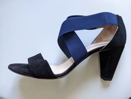 NAVYBOOT : Sandales noires et bleues 40