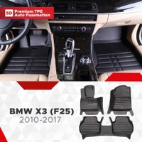 5D Premium Auto Fussmatten für BMW X3 (F25) 2010-2017