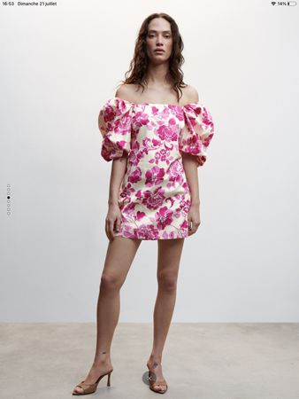 Robe d'été Mango à fleurs taille M 🌸