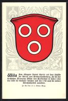 Künstler-AK Wila, Wappen