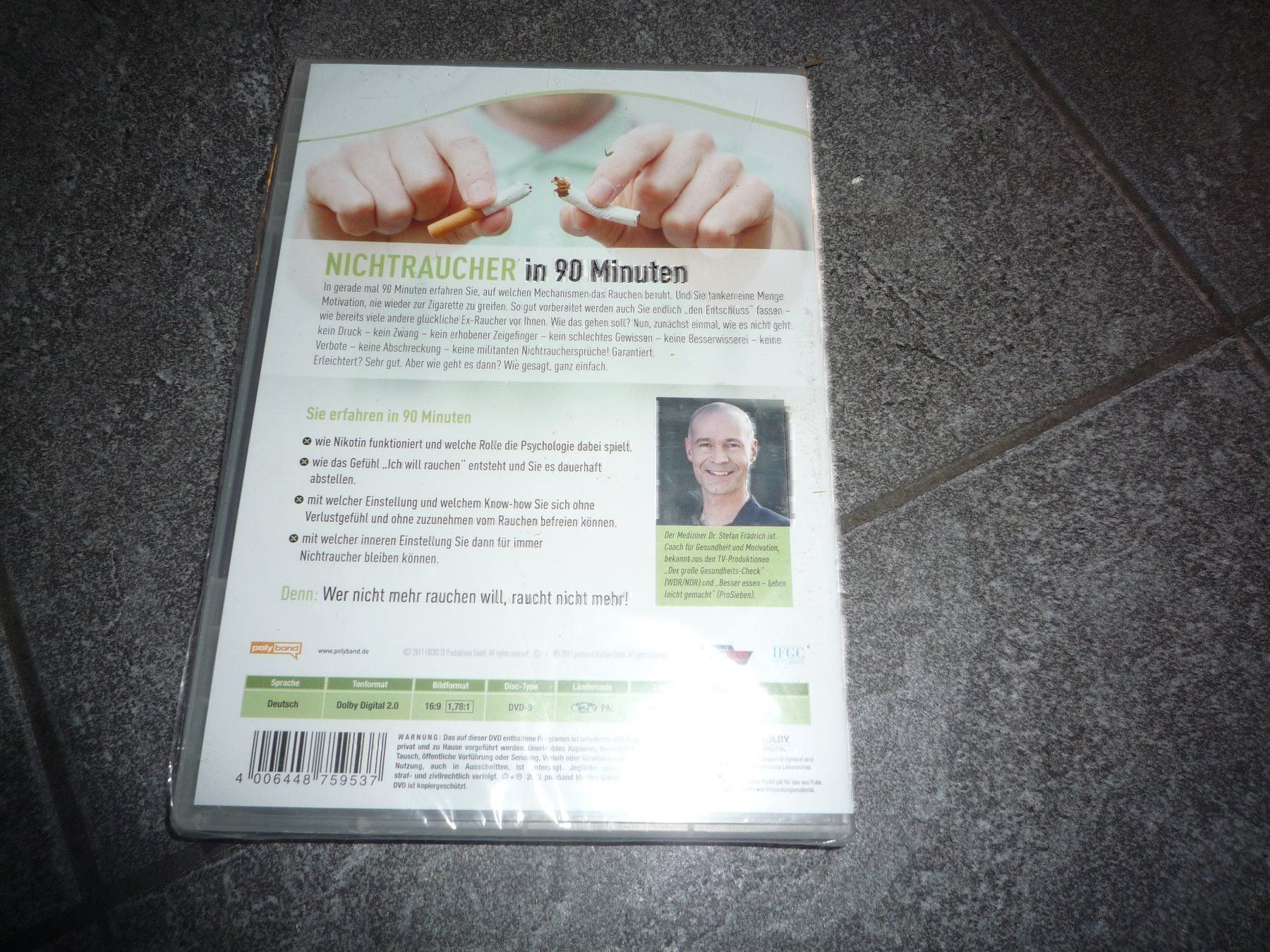CD: CD NICHTRAUCHER IN 90 MINUTEN – Nuovo e nell'imballaggio originale da Andwil SG venduto da schmei 1