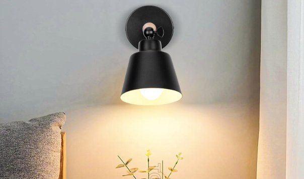 Lampade: Vintage Industrie Wandleuchte – Nuovo e nell'imballaggio originale da Geneve venduto da Titi2008 1