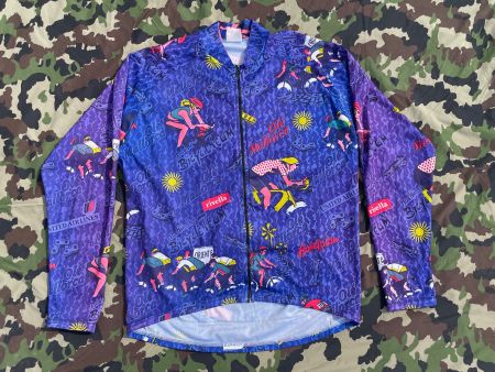 Vintage 90s Bike Jersey Swiss Team Max Hurzeler Sz XL