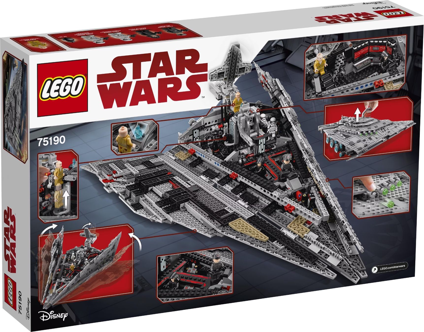 Lego Kit di costruzioni: LEGO Star Wars 75190 " First Order Star Destroyer " – Nuovo e nell'imballaggio originale da Burgdorf venduto da Pistar 1