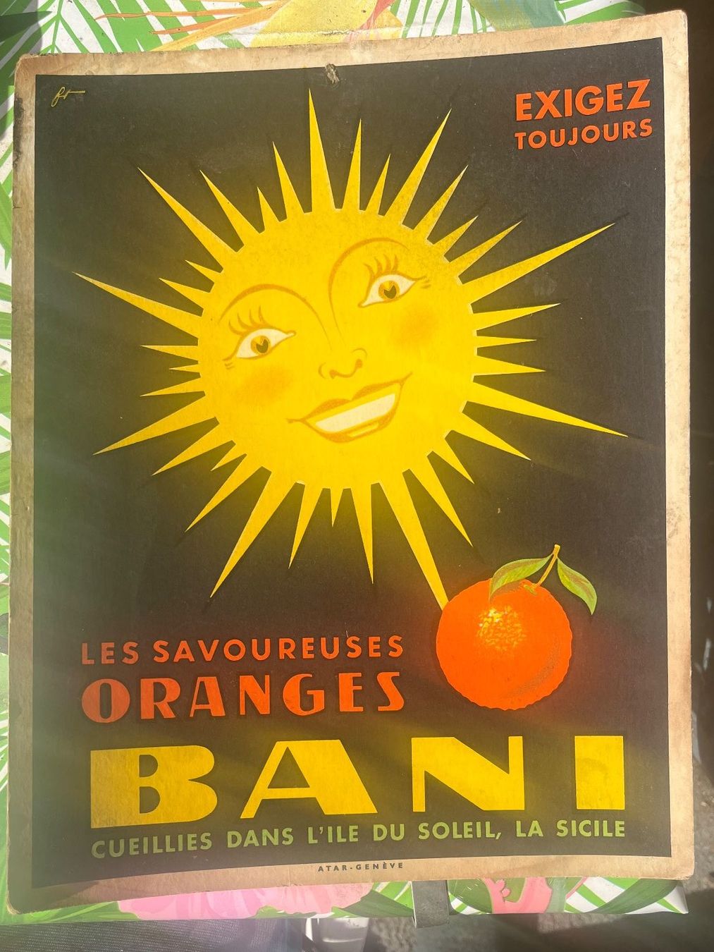 Foto & Immagini: Affiche publicitaire carton – Usato da La Croix-de-Rozon venduto da shadows750