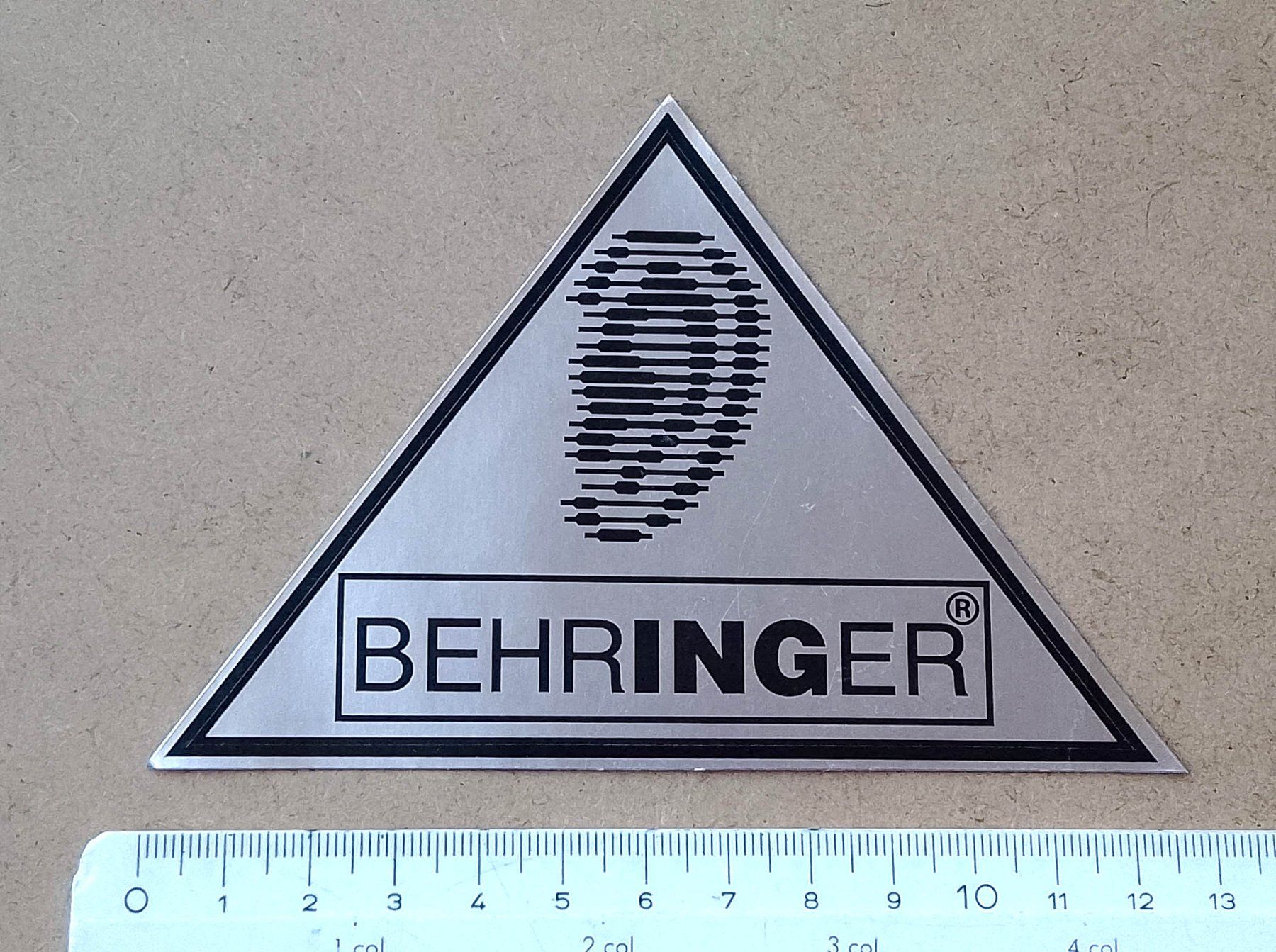 Aufkleber: Behringer - Logo – Neu (gemäss Beschreibung) aus Riazzino von bertowe