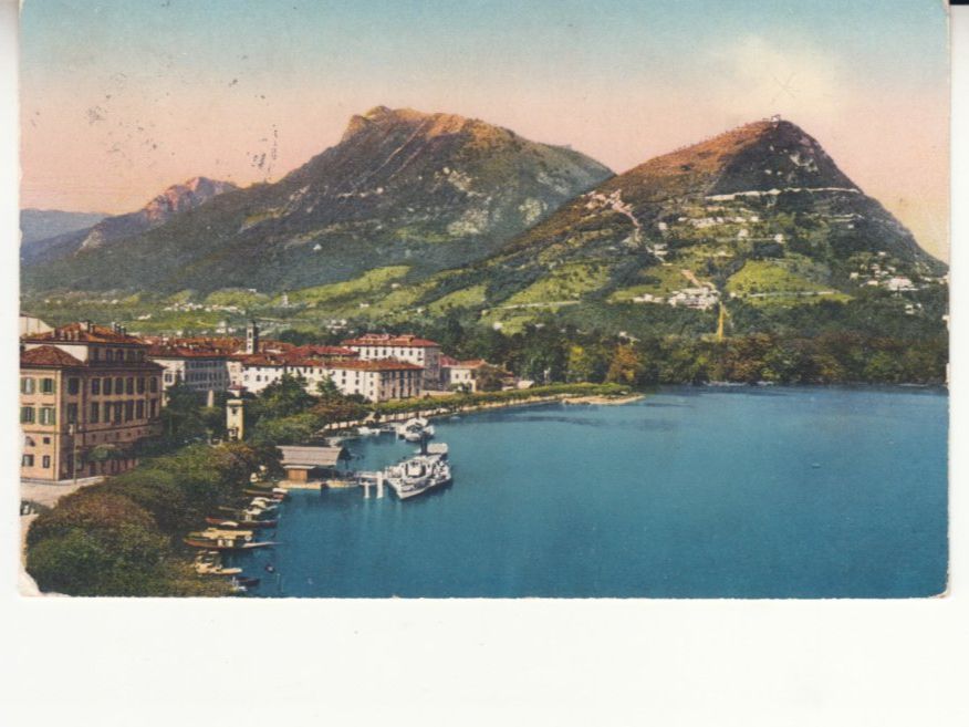 Ansichtskarten: Lugano 1923 – Gebraucht aus Bürglen TG von StampGraf