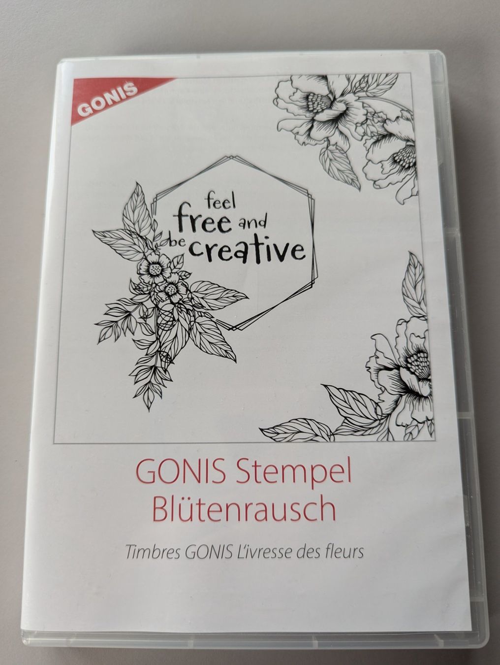 Gonis Timbri: Gonis Silikonstempel Blütenrausch – Usato da Hitzkirch venduto da KarinBleu