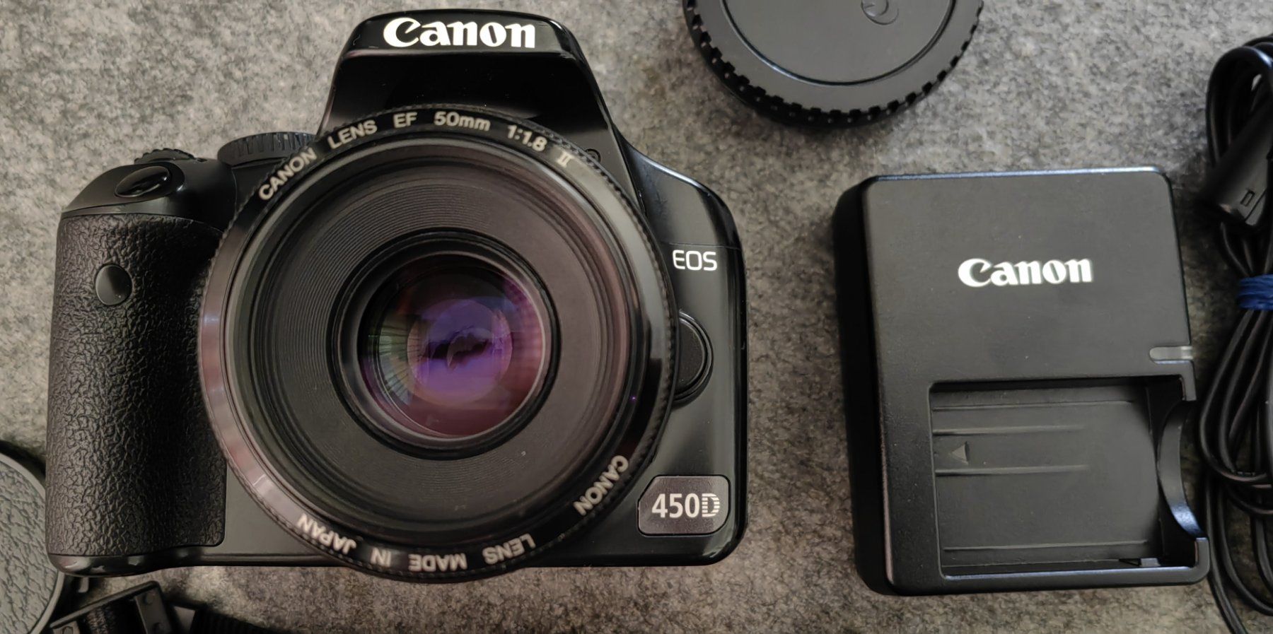 Canon Kamera: Canon EOS 450D mit Canon EF 50mm 1.8 II – Gebraucht aus Weiningen ZH von Schmacki 1
