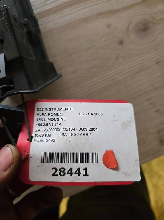 Alle Autoersatzteile: Alfa Romeo 156 Tacho – Gebraucht aus Grosswangen von LUNI_Classic_Cars 2