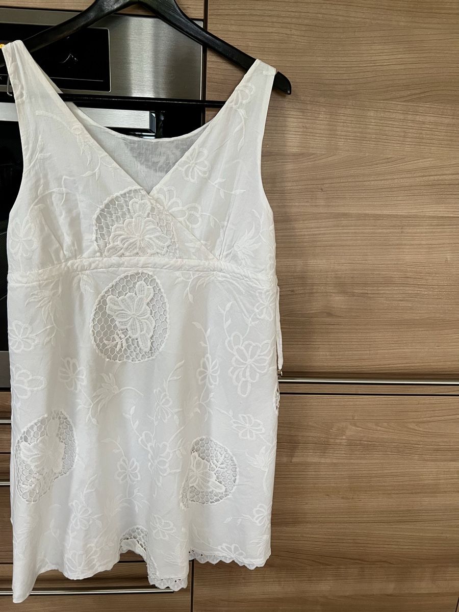 Vestiti: Robe en coton blanche doublée T M-L Neu – Nuovo (secondo la descrizione) da Porrentruy venduto da SYANKA 5