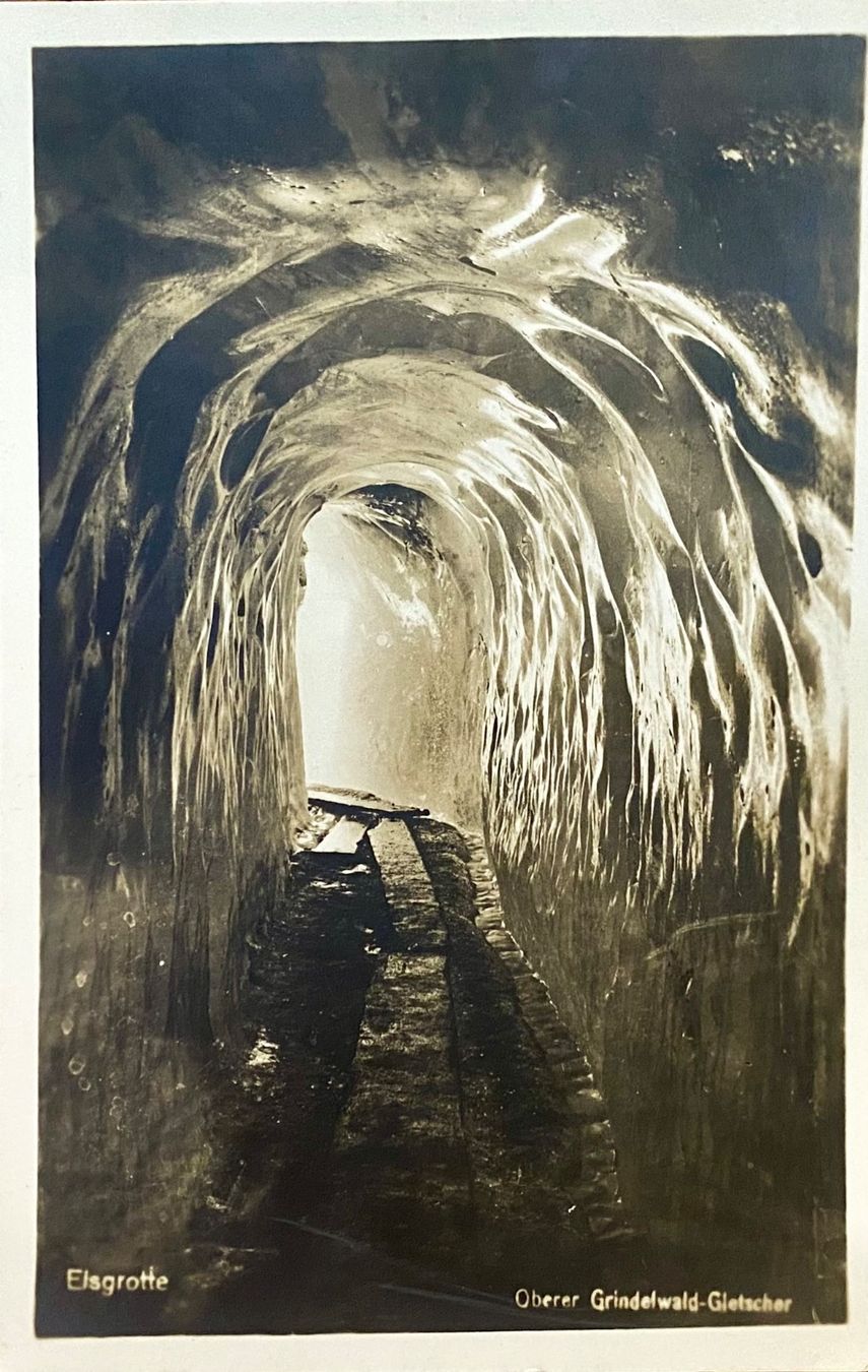 Cartoline postali: EISGROTTE Oberer Grindelwald-Gletscher - Berner Oberland – Usato da Root venduto da ENGLAND-TREASURES 1