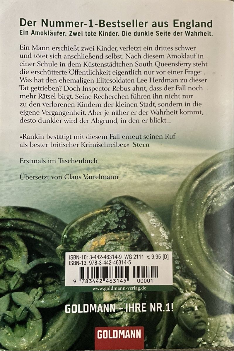Libri: DIE KINDER DES TODES - IAN RANKING - TASCHENBUCH – Usato da Buchs AG venduto da fischli610 1