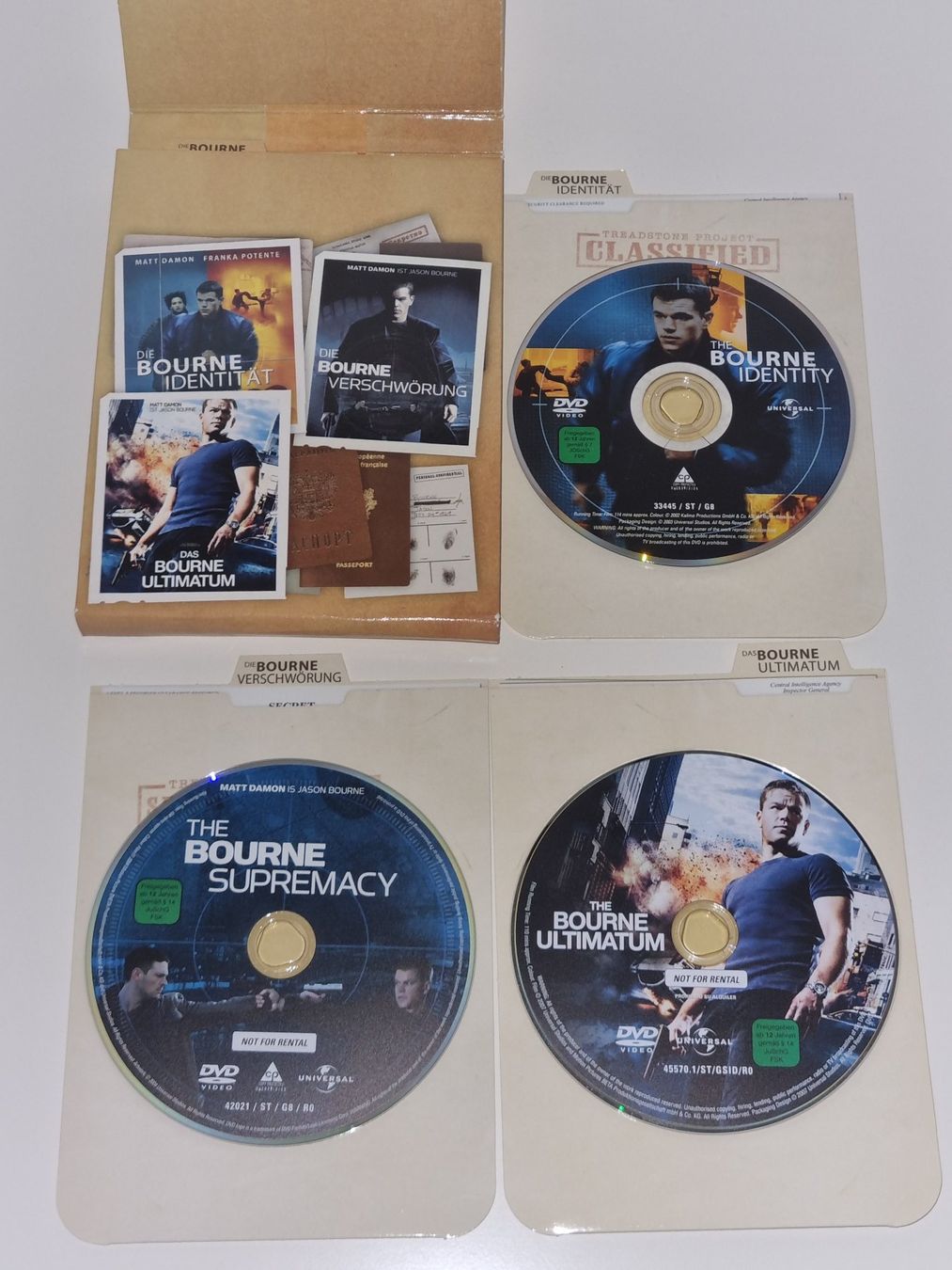 Tutti i DVDs: DVD: Die Bourne-Akte - 3 Discs – Usato da Ehrendingen venduto da Thomas_2 2