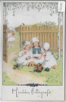 Herzlichen Ostergruss - Joyeuses Paques - Kleine Kinder