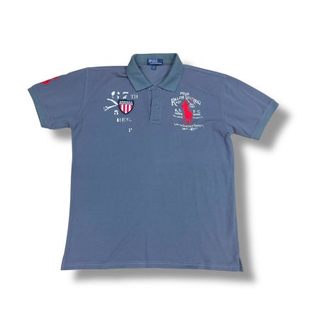Ralph Lauren United States grey polo usa cotton 90s