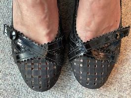 Elegante Ballerinas schwarz, Grösse 37