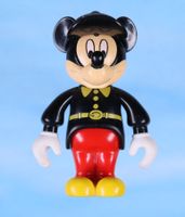 Lego Figur Mickey Mouse Figure with Red Pants, Black Fireman