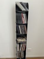CD Regal schwarz Metall gebraucht