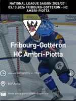 HC Fribourg - Gotteron -  HC Ambri - Piotta