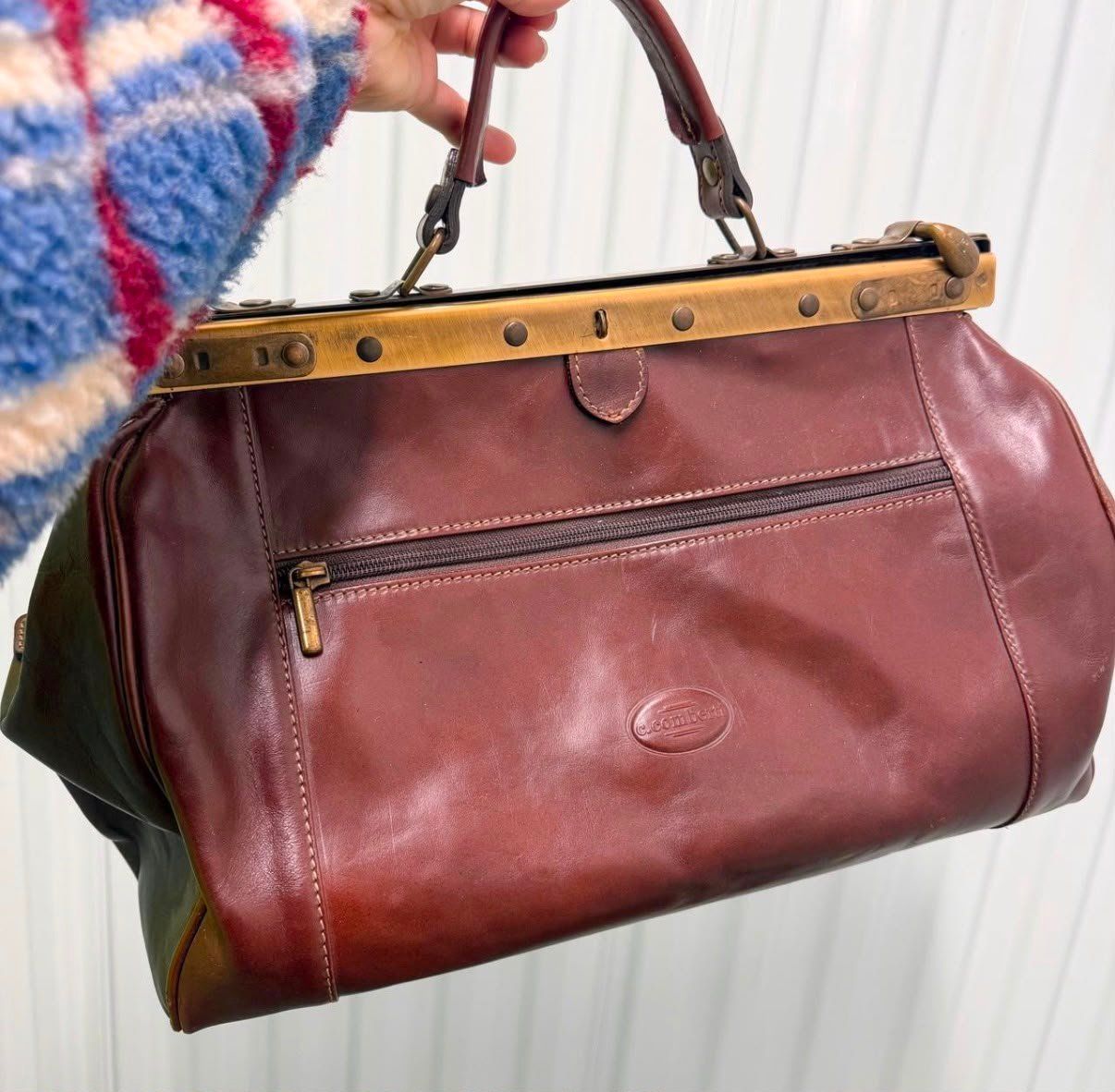 Taschen: Vintage Tasche, Leder – Gebraucht aus Solothurn von haslinuessli