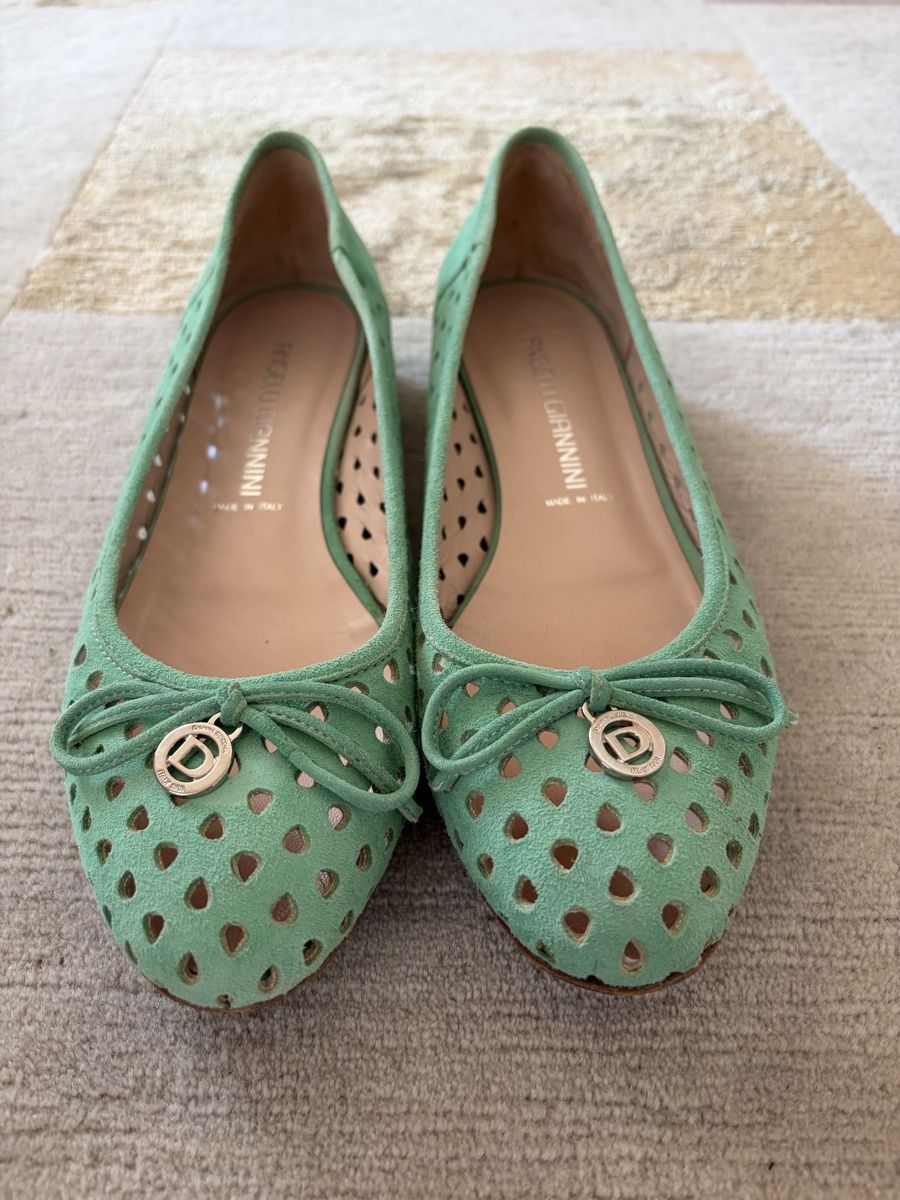 Damenschuhe: Ballerine camoscio verde traf – Gebraucht aus Breganzona von emm_vw8q