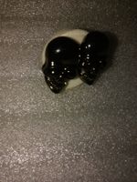 ohrringe modeschmuck,,,tötenkopf,,,schwarz,,mit stecker