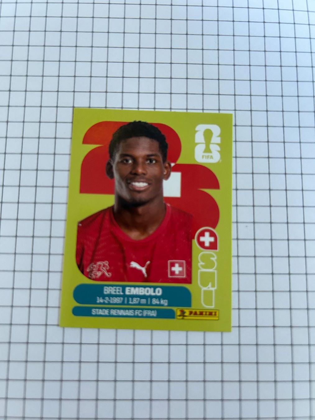 Panini Carte collezionabili: Panini FIFA World Cup 2026 - SUI 17 – Usato da Zumikon venduto da meter03