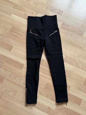 Hollywood Pants Damenhose Gr. M, Schwarz mit Reissverschluss