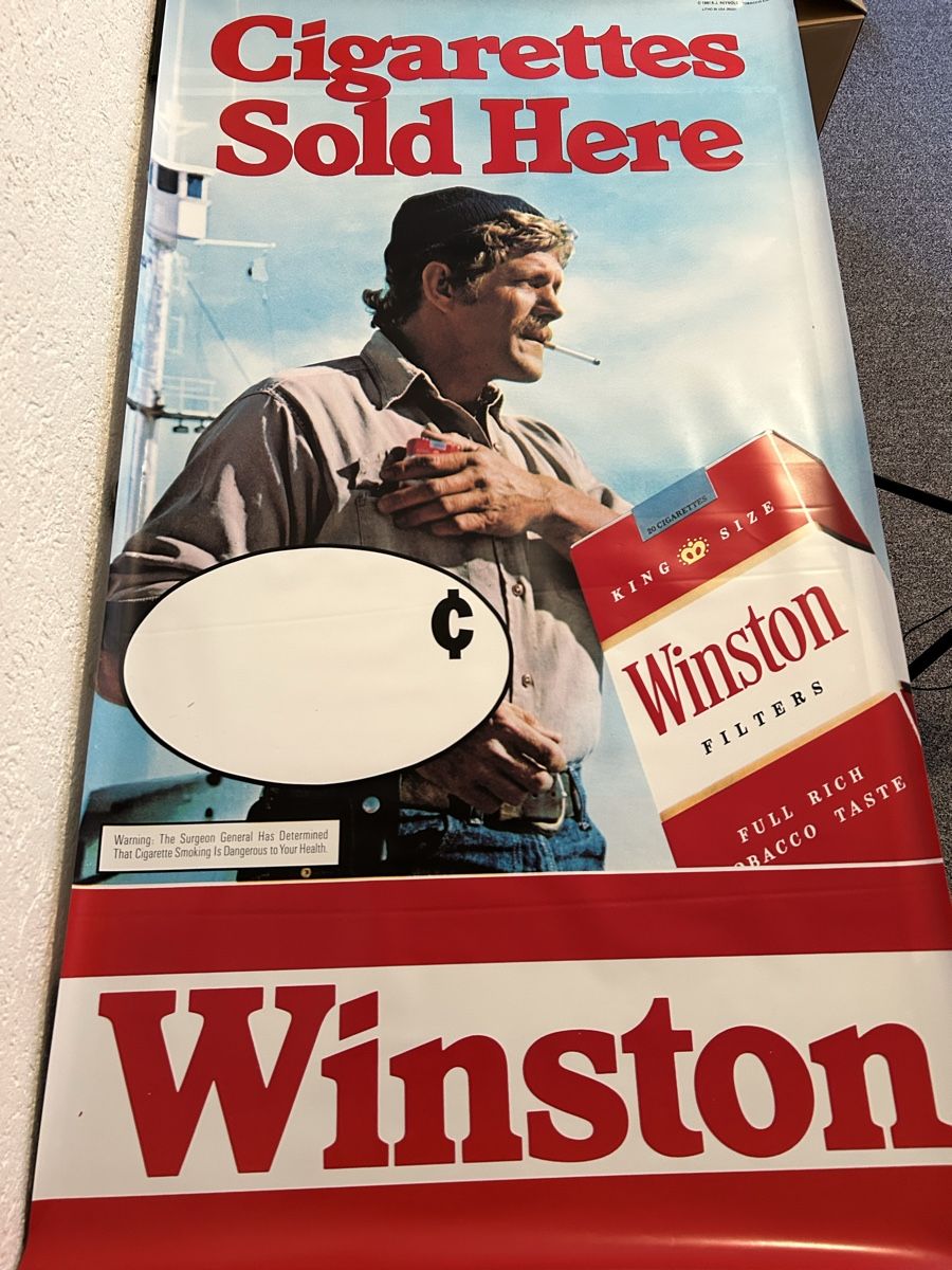 Winston Tabac à priser: Winston Zigaretten Poster – D'occasion à Schliern b. Köniz par Trebesch