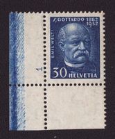1932 Nr 193 Emil Welti coin de feuille neuf **