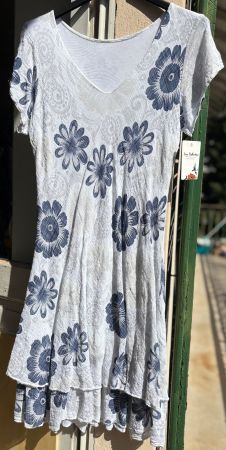 Mini abito misto cotone, M