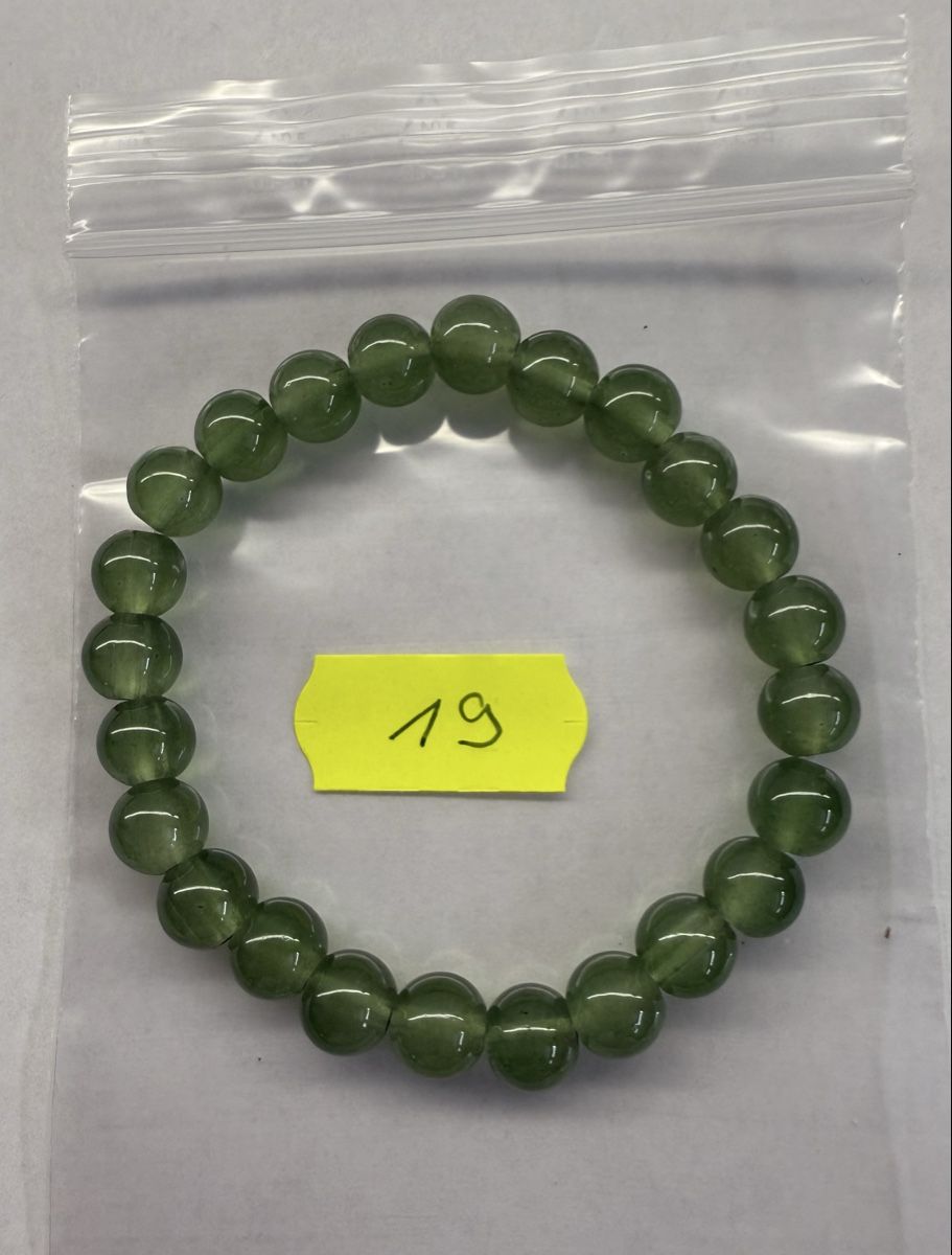 Bracciali & Braccialetti: Grünes Jade Armband, Edelstein Armband. – Nuovo e nell'imballaggio originale da Rheinfelden venduto da Gazzi