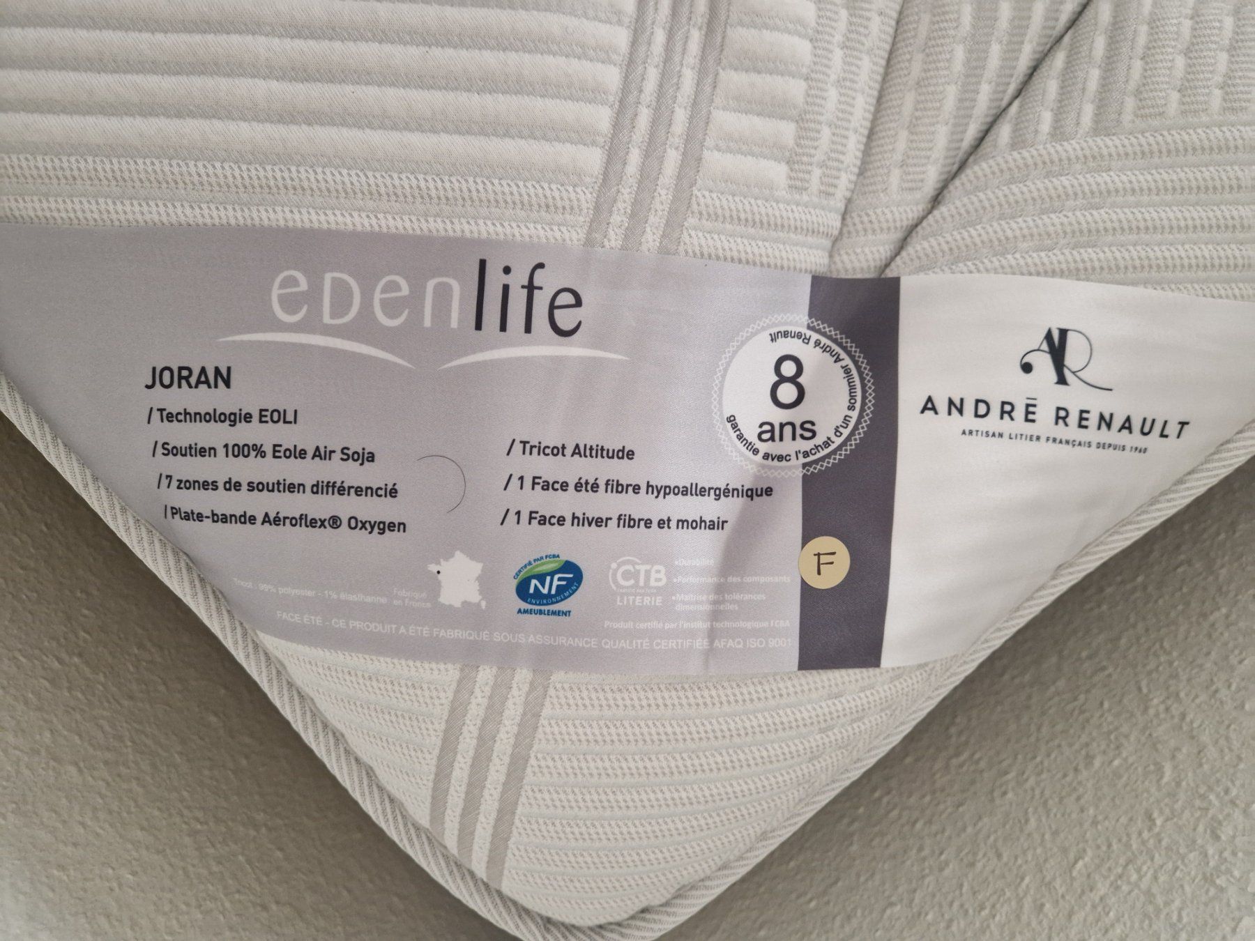 Materassi: Matelas haute gamme André Renault 140x200 cm – Usato da Genève venduto da luc_j9tg 1