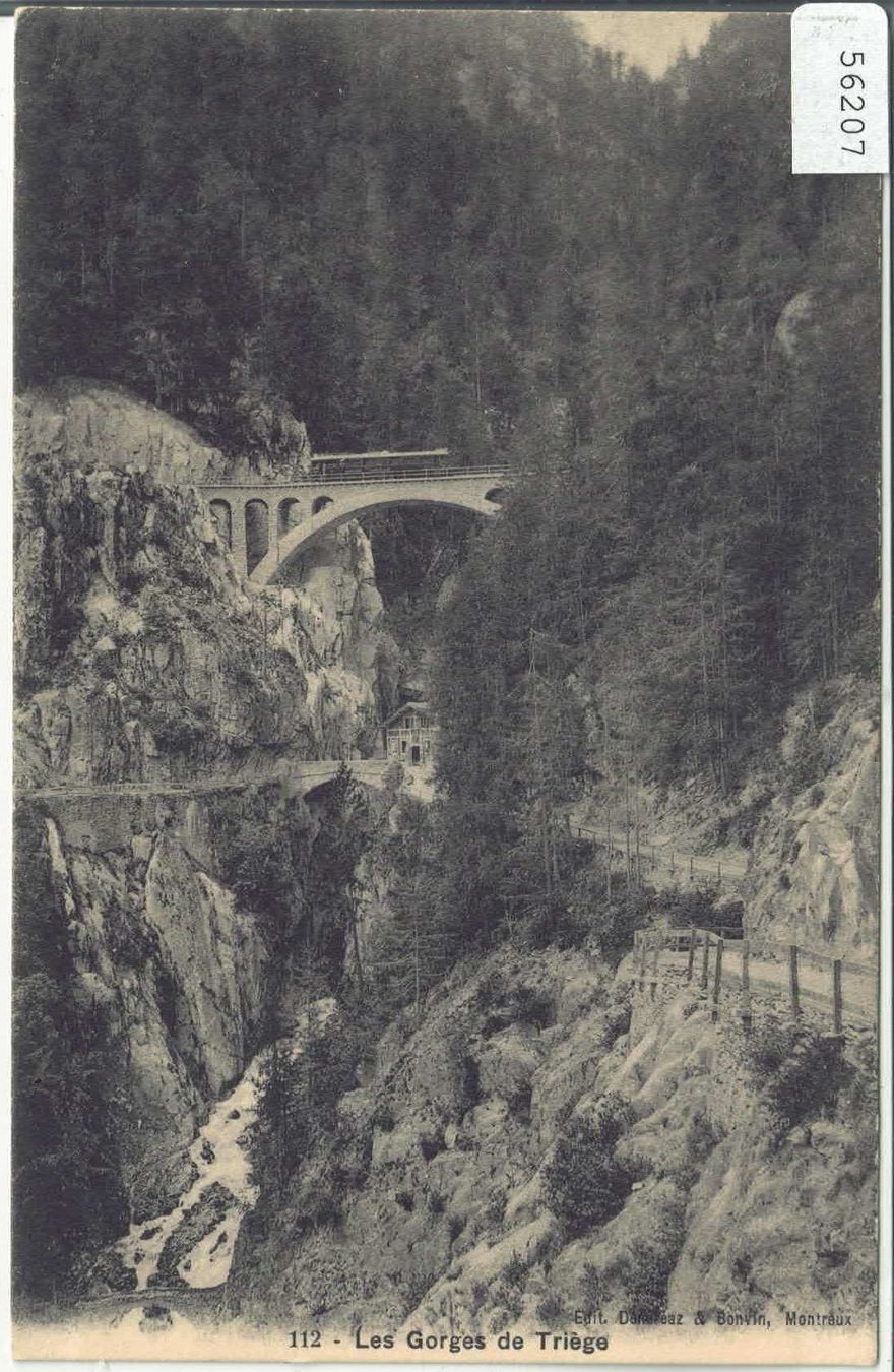 Ansichtskarten: Les Gorges de Triege – Gebraucht aus Ettingen von Kartenplanet