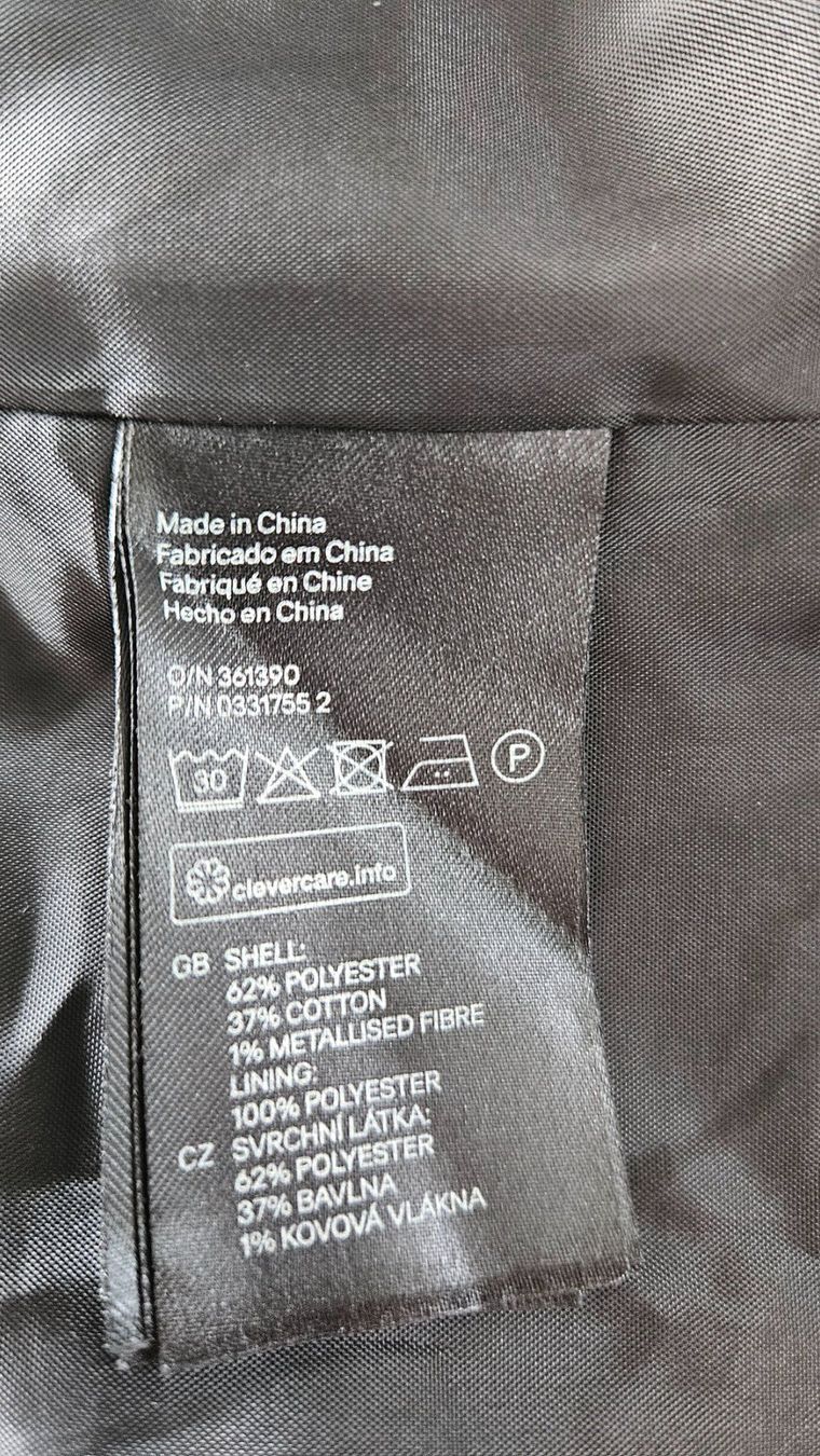 H&M Jacken: gemusterter Blazer Schwarz/Weiss mit Gold Grösse 42 – Gebraucht aus Gossau ZH von fashiontwo 7
