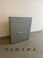 SCHUHSCHRANK   GRAU   2   KLAPPEN  1  SCHUBLADE