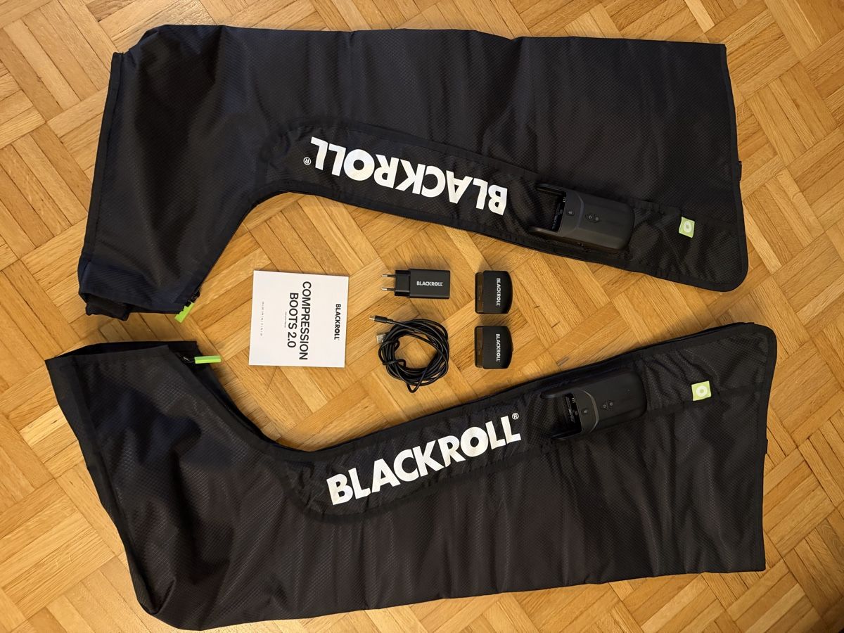Blackroll Dispositivi per massaggi: BLACKROLL COMPRESSION BOOTS 2.0 Gr. M – Usato da Basel venduto da yfish99 4