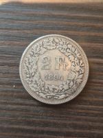 Schweizer Münze 2 Franken 1894 Helvetia Silber geprägt