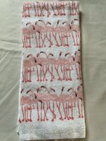 summer Flamingo Print Kitchen Towel