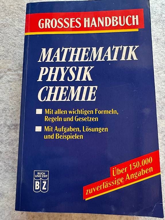 Libri: Mathematik Physik Chemie  grosses Handbuch – Usato da Leuggern venduto da gemshow