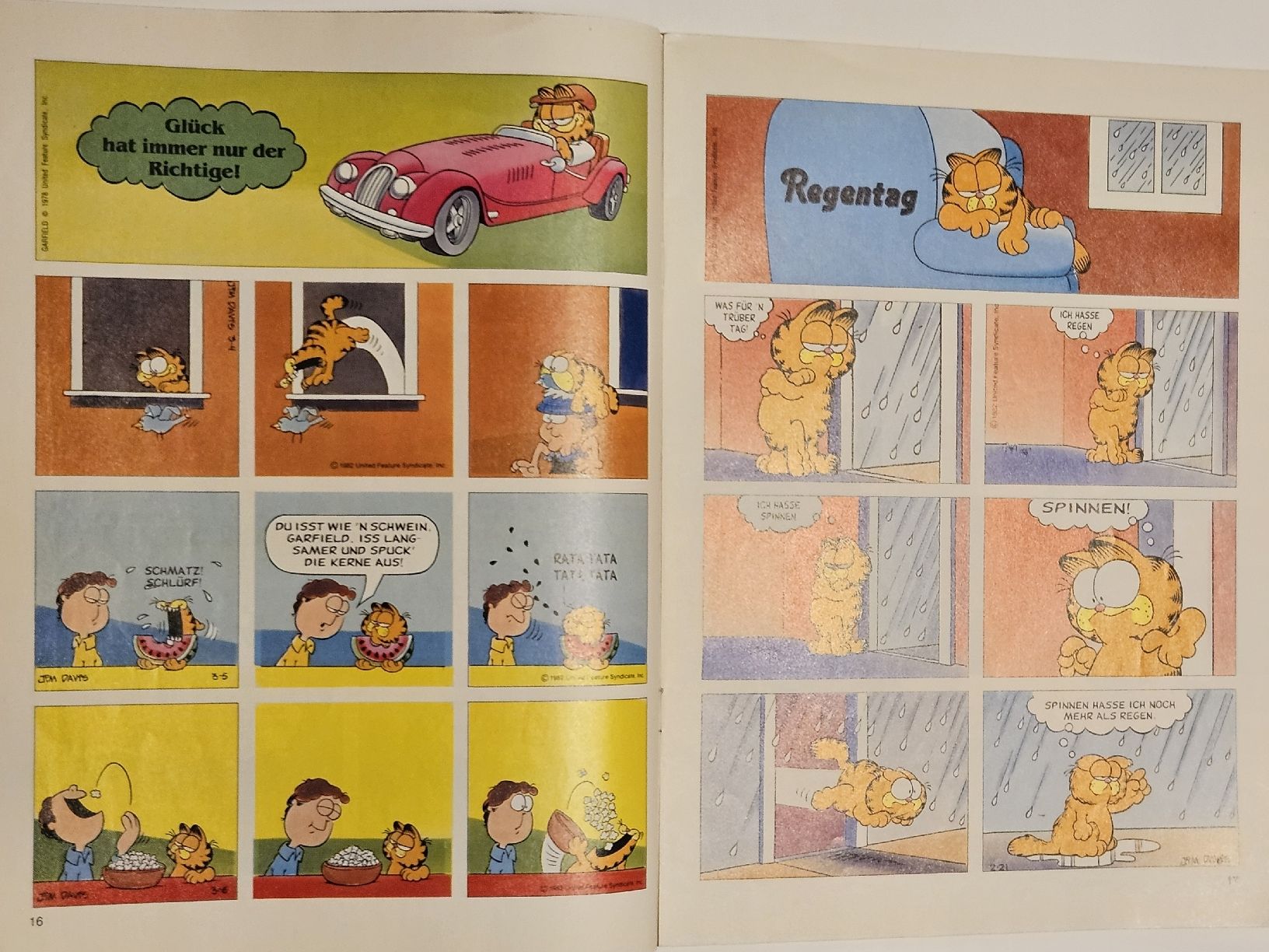 Fumetti: Garfield Comic-Heft Nr. 10/88 / #WT18 – Usato da Oberdorf BL venduto da BaldenEagle 2