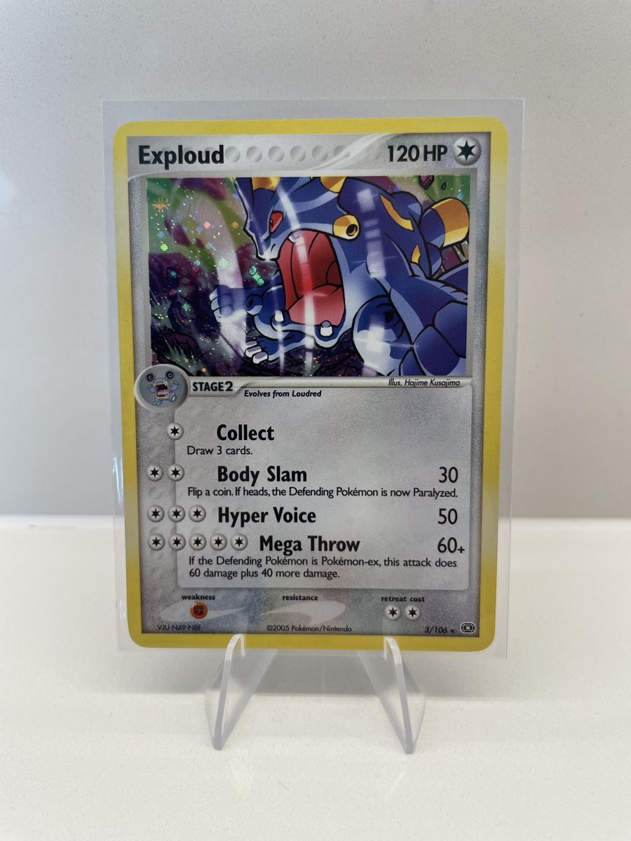 Pokémon Carte collezionabili: Exploud Holo EX Smaragd 2005 – Usato da Arlesheim venduto da WungaBunga