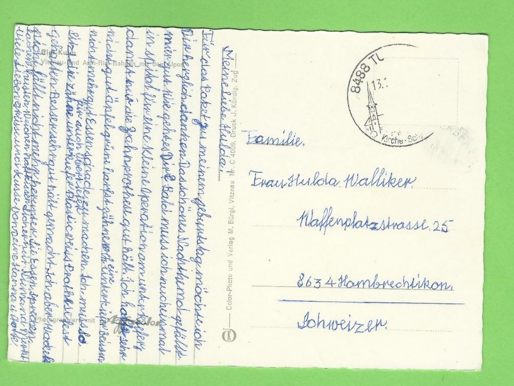Cartes postales: Rigi Bahn – D'occasion à Zürich par t24_de 1
